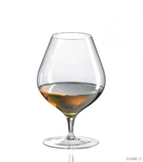 Ly uống cognac giữ mùi rượu ít bay