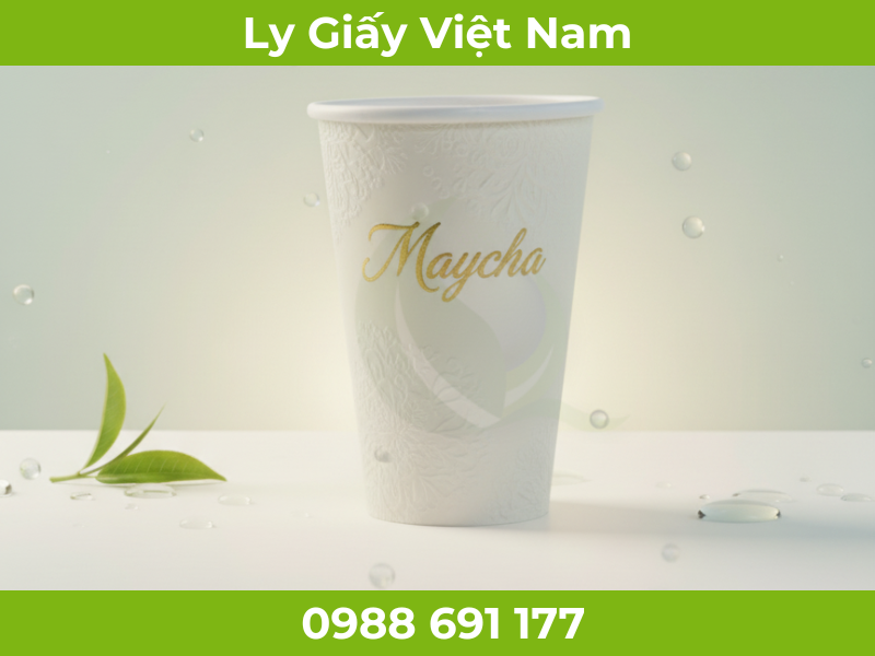 embossed paper cup