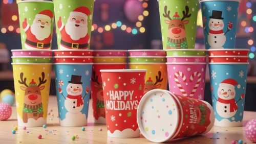 Thiết Kế Ly Giấy Giáng Sinh 2025 – Bộ Sưu Tập Bao Bì Lễ Hội Mới Từ Ly Giấy Việt Nam