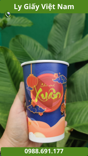 Tet Printed Paper Cups for Coffee & Milk Tea